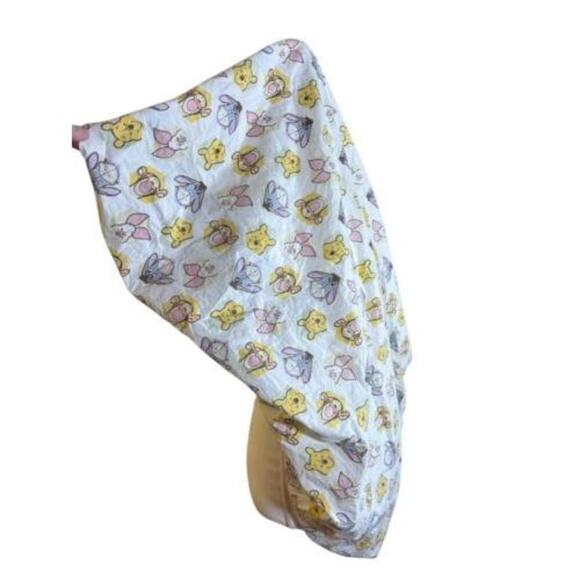 Vintage 90S Disney Winne The Pooh Baby/Toddler Fitted Bed Sheet - Picture 1 of 2